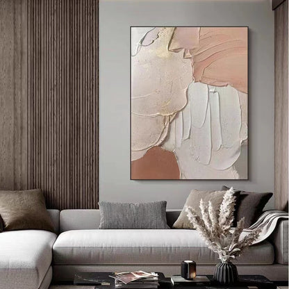 Modern Minimalist Framed Art Set 3 Piece High Gloss Porcelain Painting