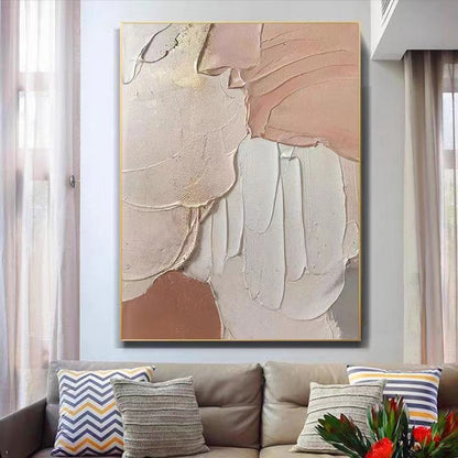 Modern Minimalist Framed Art Set 3 Piece High Gloss Porcelain Painting