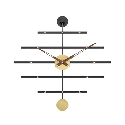 Art Deco | Modern Metal Bar Clock