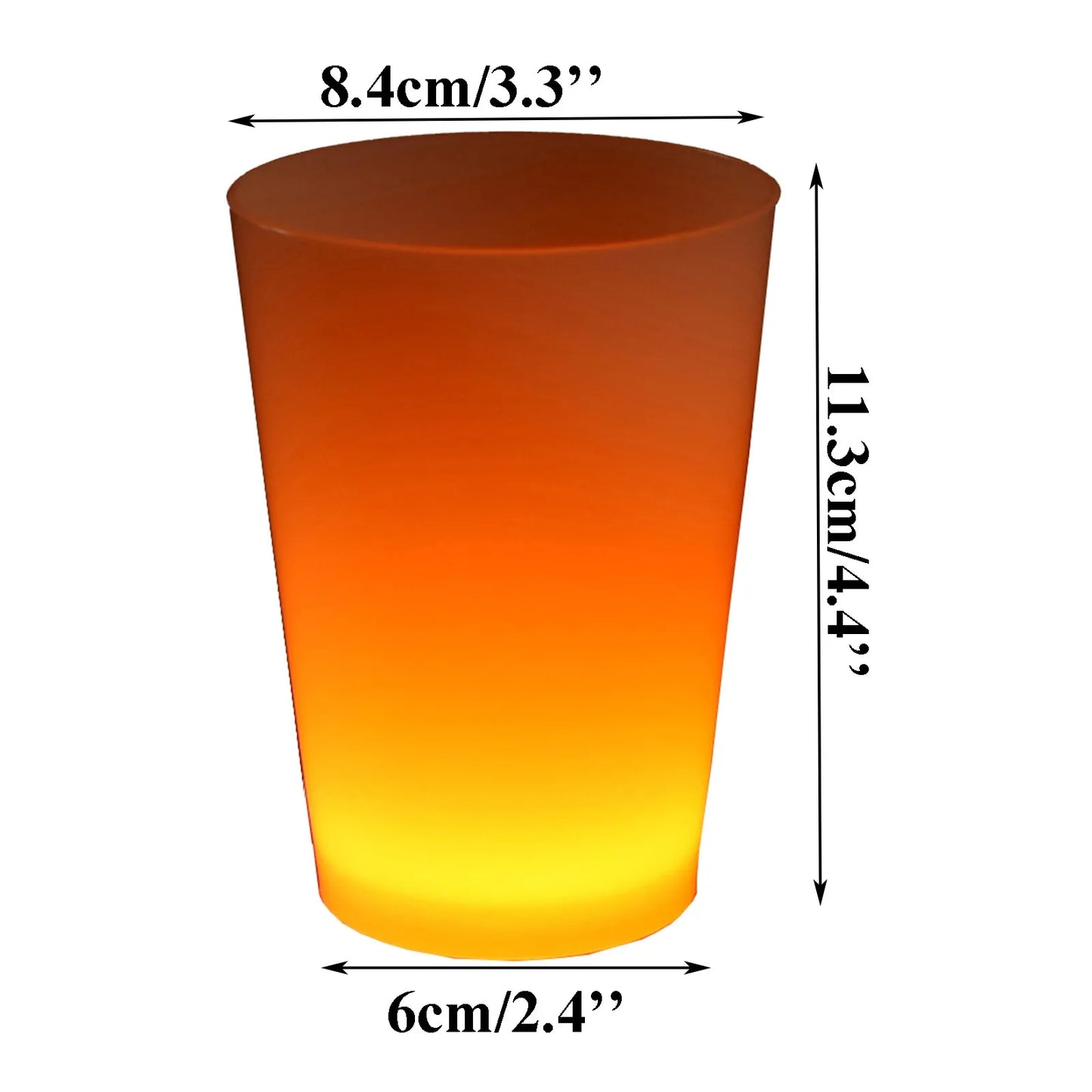 Snap-and-Glow Fluorescent Party Cup