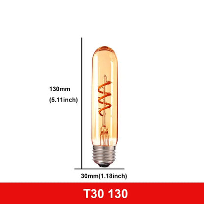 Vintage Spiral Filament Light Bulb - 15,000 Hour Life - E27 LED