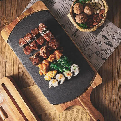 Artisanal Steak & Sushi Wood Serving Board