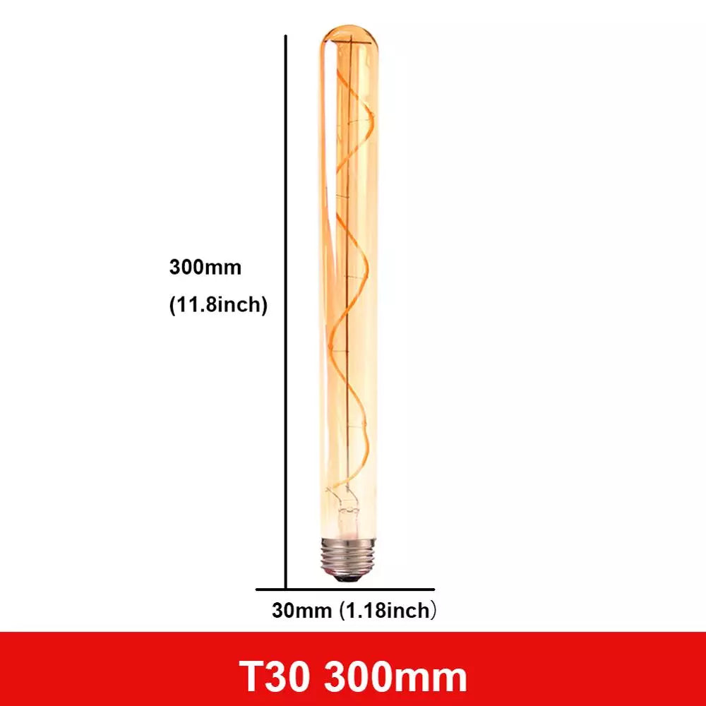 Vintage Spiral Filament Light Bulb - 15,000 Hour Life - E27 LED