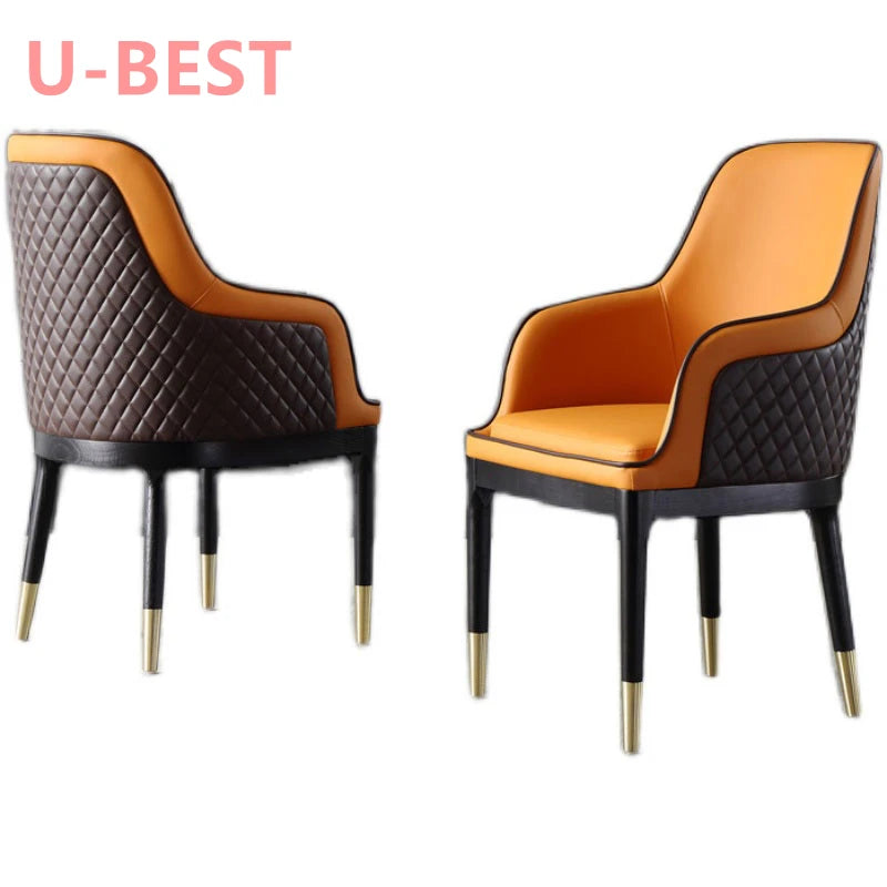 Modern Dining Chair – Versatile Faux Leather Chair for Home & Hospitality