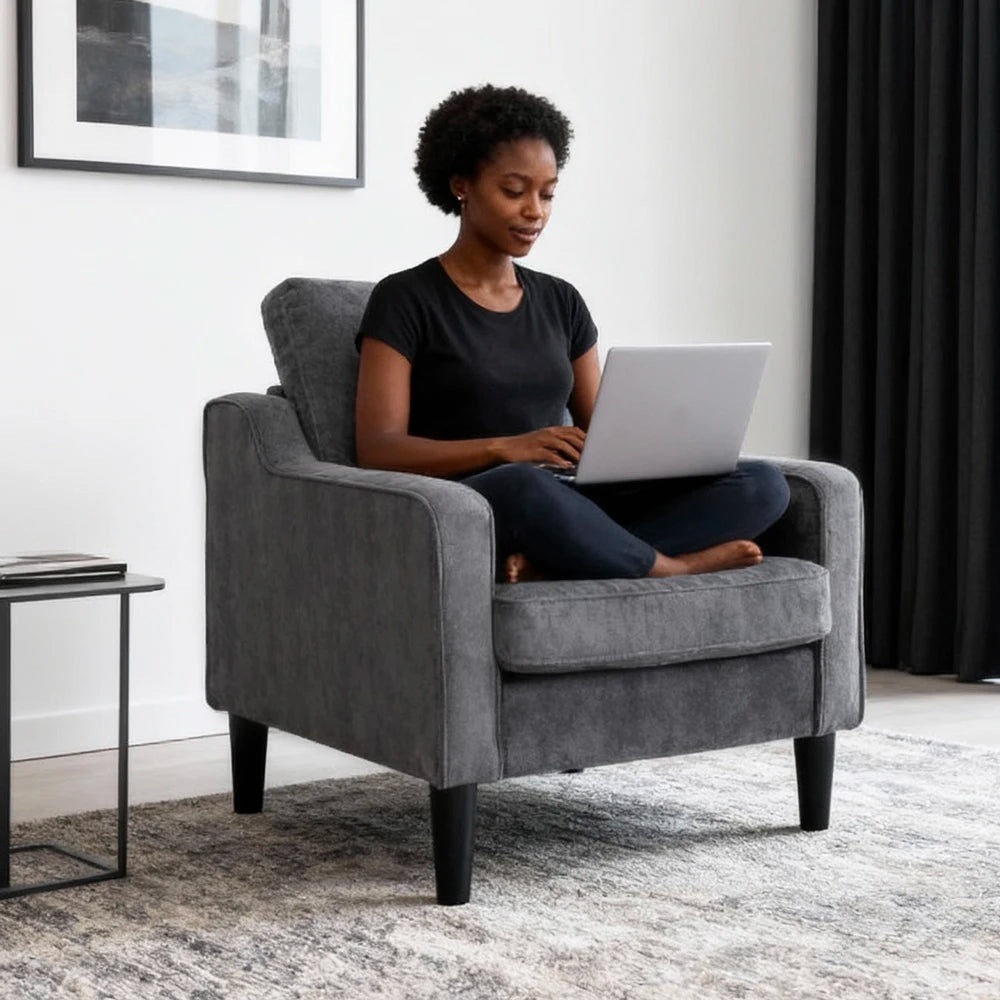 The Intentional Chenille Accent Chair