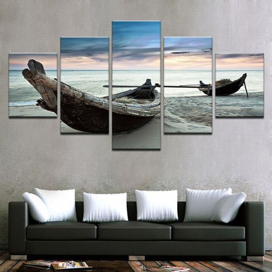 HD Abstract Seascape Canvas Painting
