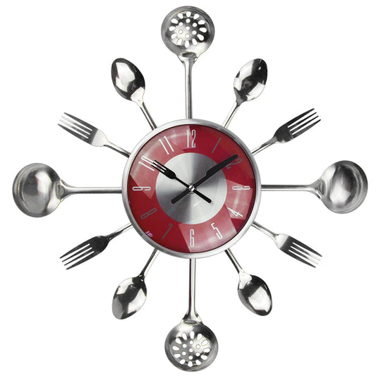 Cutlery Kitchen Wall Clock