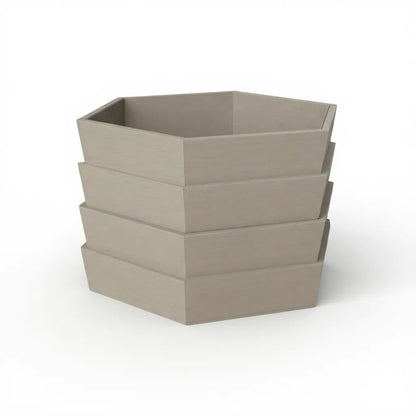 Indoor/Outdoor Lightweight Hexagon Planter Box