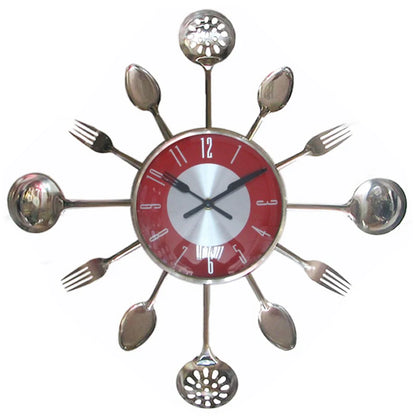 Cutlery Kitchen Wall Clock