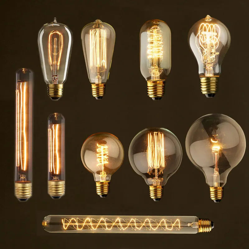 Classic E27 LED Globe Bulb - Vintage Style Warm White Bulb - 10,000-Hour Life Edison Bulb