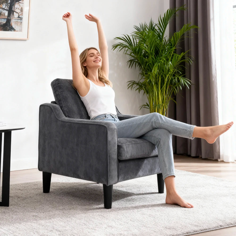 The Intentional Chenille Accent Chair