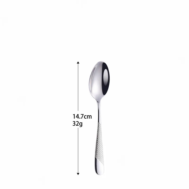 Frosted Stainless Steel Cutlery Set (Fork, Spoon & Knife)