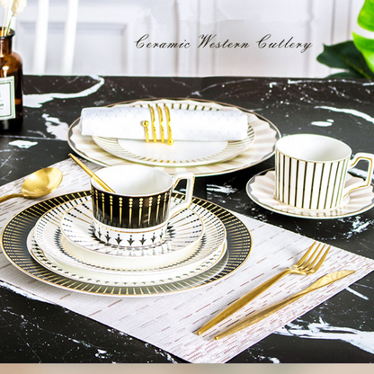 Timeless White Porcelain Dish Set for All Occasions