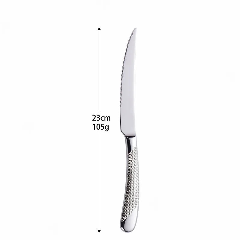 Frosted Stainless Steel Cutlery Set (Fork, Spoon & Knife)