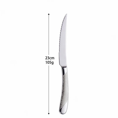 Frosted Stainless Steel Cutlery Set (Fork, Spoon & Knife)