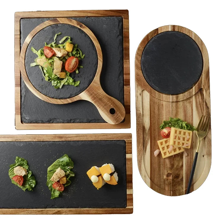 Artisanal Steak & Sushi Wood Serving Board