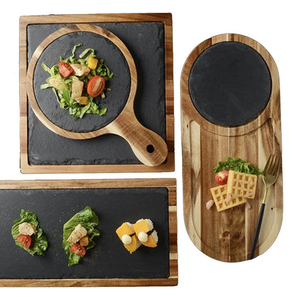 Artisanal Steak & Sushi Wood Serving Board
