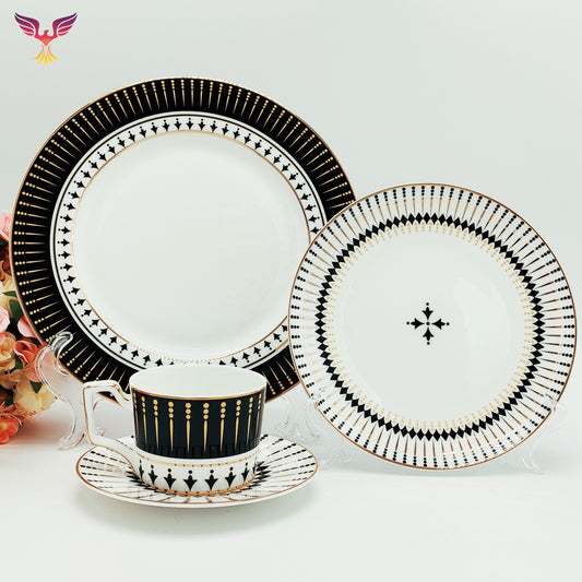 Timeless White Porcelain Dish Set for All Occasions
