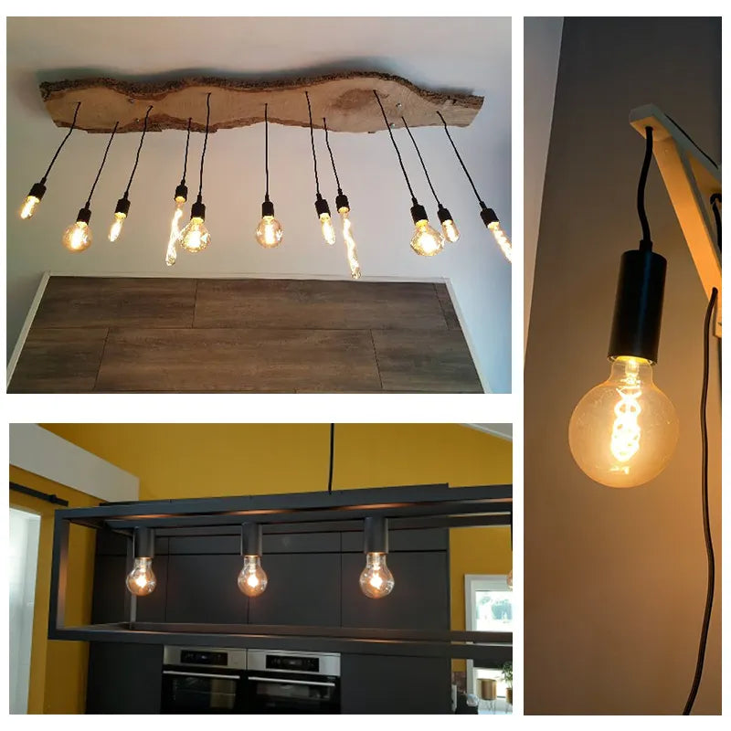Vintage Spiral Filament Light Bulb - 15,000 Hour Life - E27 LED