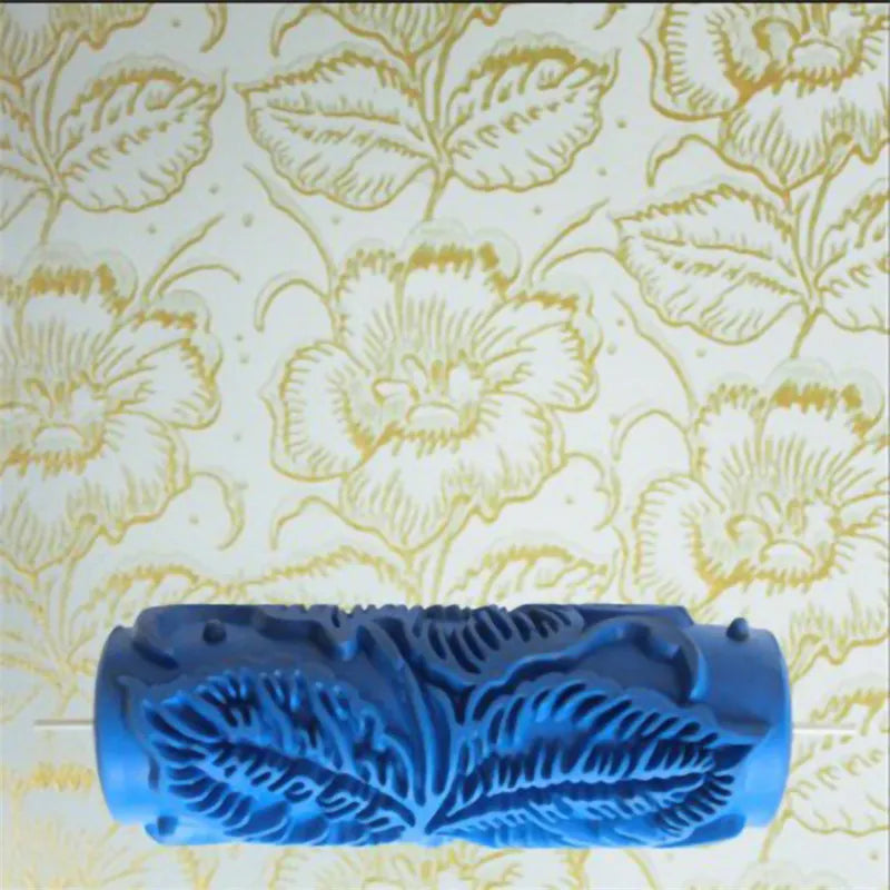 5" Reusable Rubber Paint Roller for Wall Decoration | 18 Patterns