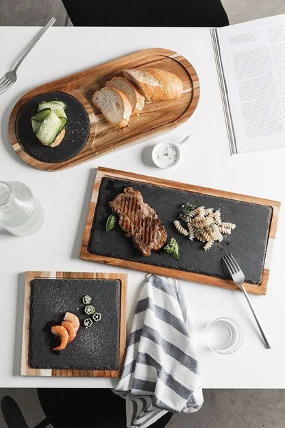 Artisanal Steak & Sushi Wood Serving Board