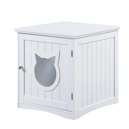 Multi-Use Cat Furniture Nightstand & Litter Enclosure