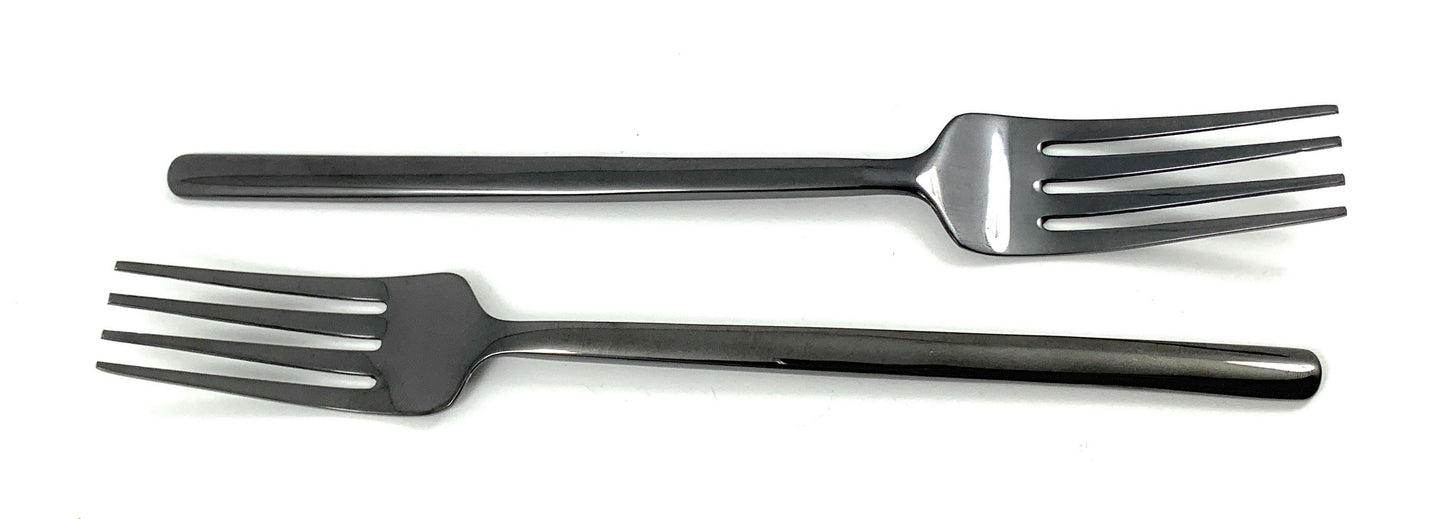 Premium Handcrafted Black Flatware Set – 20 PCS