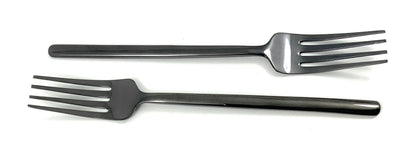 Premium Handcrafted Black Flatware Set – 20 PCS