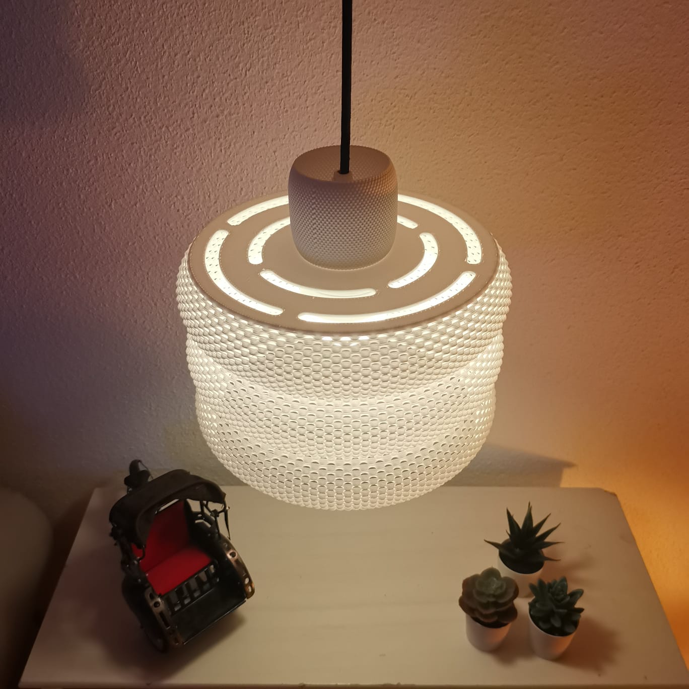 Luminous Hive Sculptural Ceiling Light