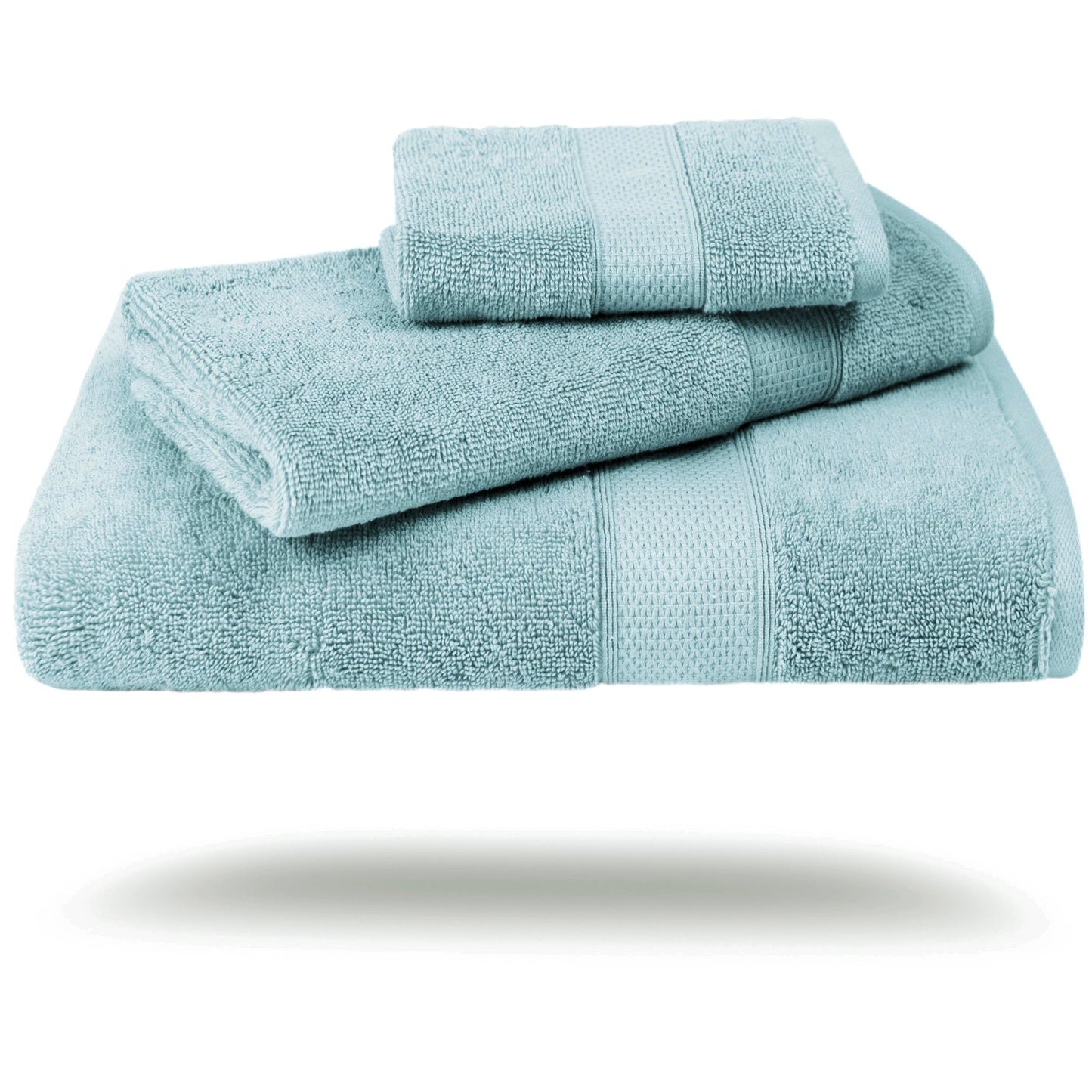 Thick Plush Bath Towels — Egyptian Cotton, Soft & Absorbent