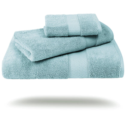 Thick Plush Bath Towels — Egyptian Cotton, Soft & Absorbent