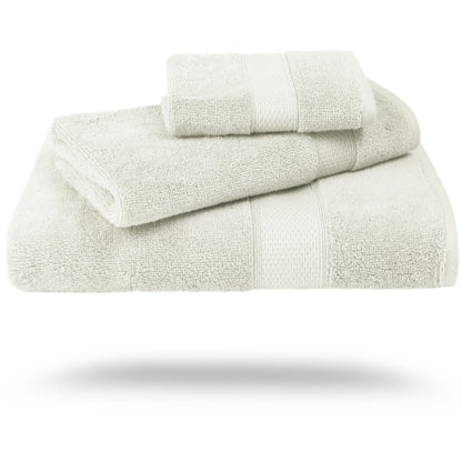 Thick Plush Bath Towels — Egyptian Cotton, Soft & Absorbent