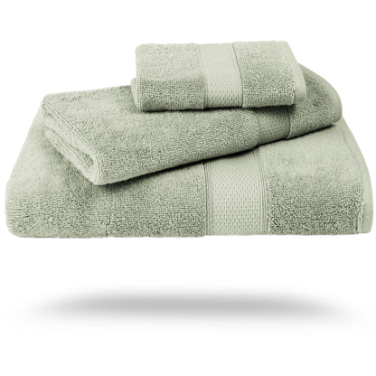 Thick Plush Bath Towels — Egyptian Cotton, Soft & Absorbent