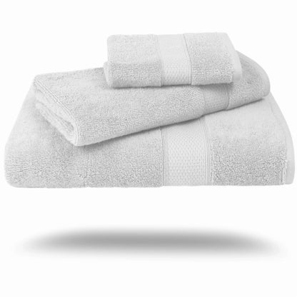 Thick Plush Bath Towels — Egyptian Cotton, Soft & Absorbent
