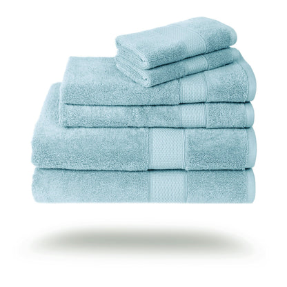Thick Plush Bath Towels — Egyptian Cotton, Soft & Absorbent