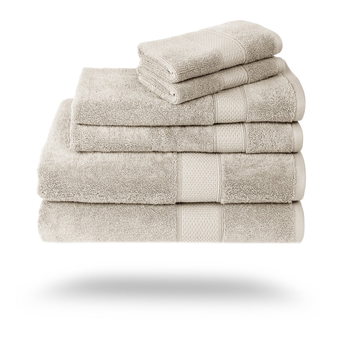 Thick Plush Bath Towels — Egyptian Cotton, Soft & Absorbent