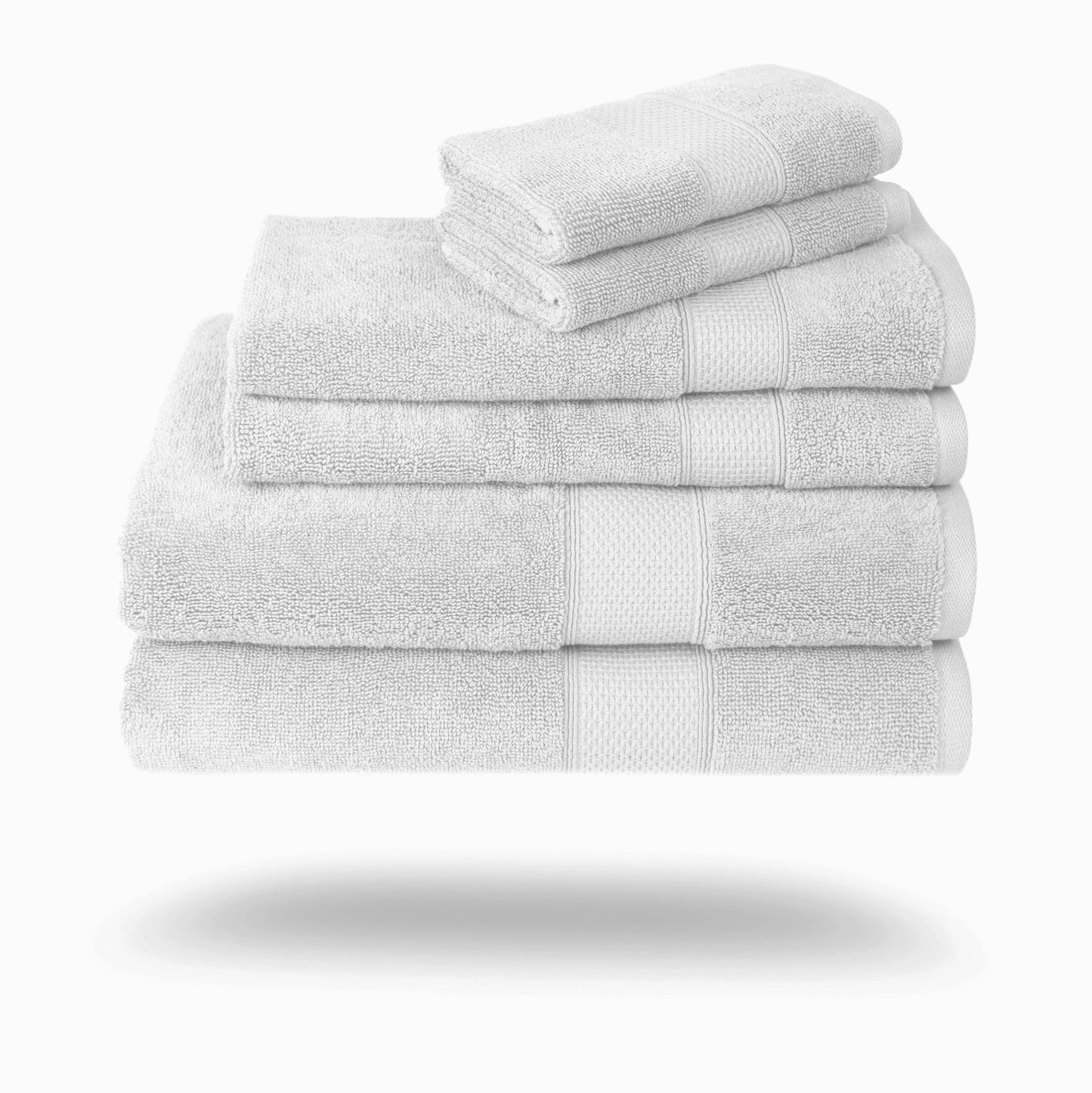 Thick Plush Bath Towels — Egyptian Cotton, Soft & Absorbent