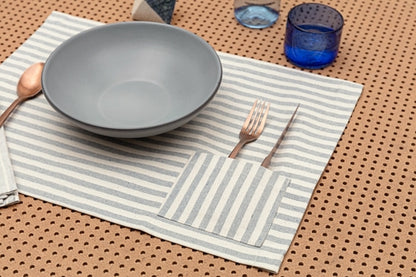 Upcycled Cotton Placemats for a Natural Table Setting