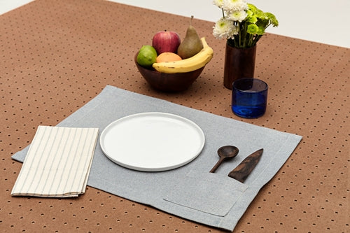 Upcycled Cotton Placemats for a Natural Table Setting