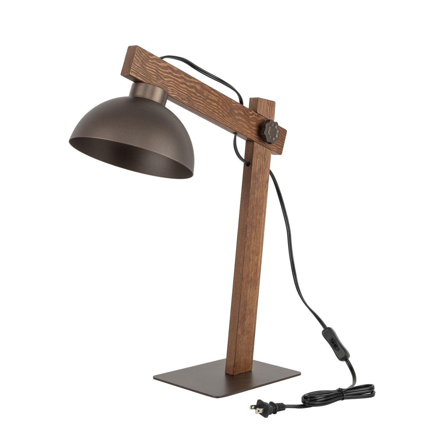 Brown Scandinavian Industrial Night Lamp – OSLO Multi-Light Collection
