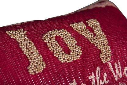 Joy to the World Seasonal Cushion