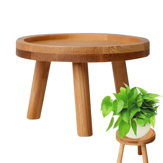 wooden plant stand, flower pot stool indoor, rustic patio plant holder, modern wood plant base, outdoor garden flower shelf, compact wooden plant stool, sturdy plant stand for balcony