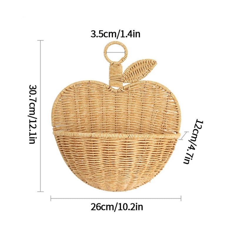 Decorative Wall-Hanging Kitchen Basket