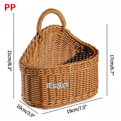Decorative Wall-Hanging Kitchen Basket