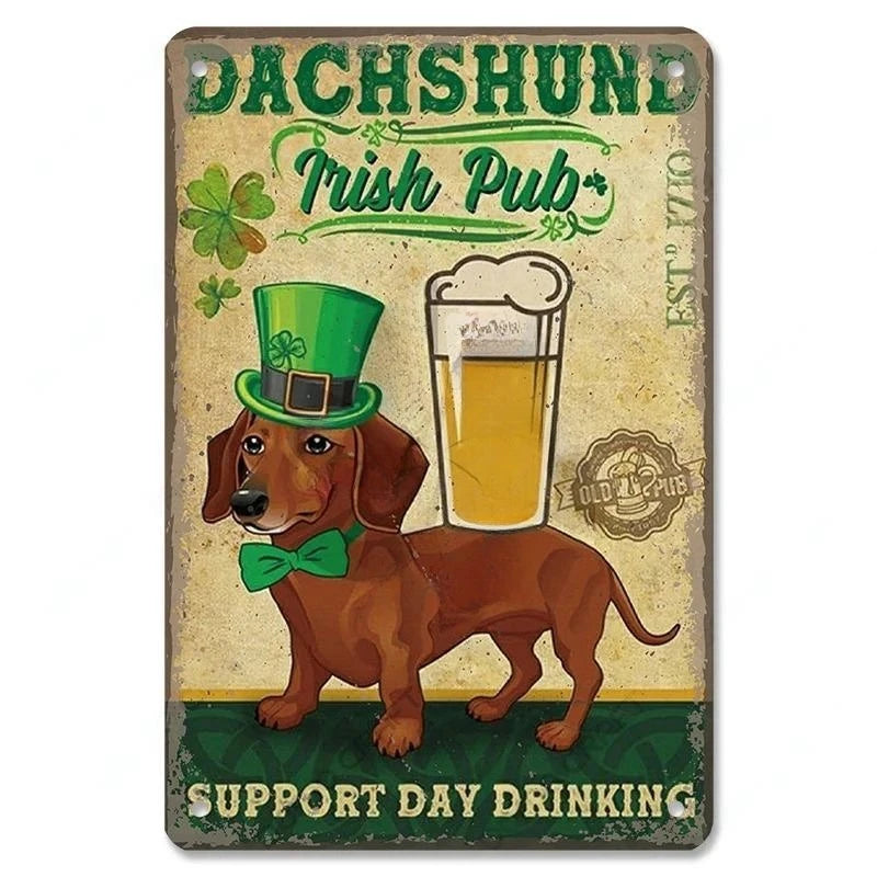 Retro Tin Sign for Bars, Pubs, & Home