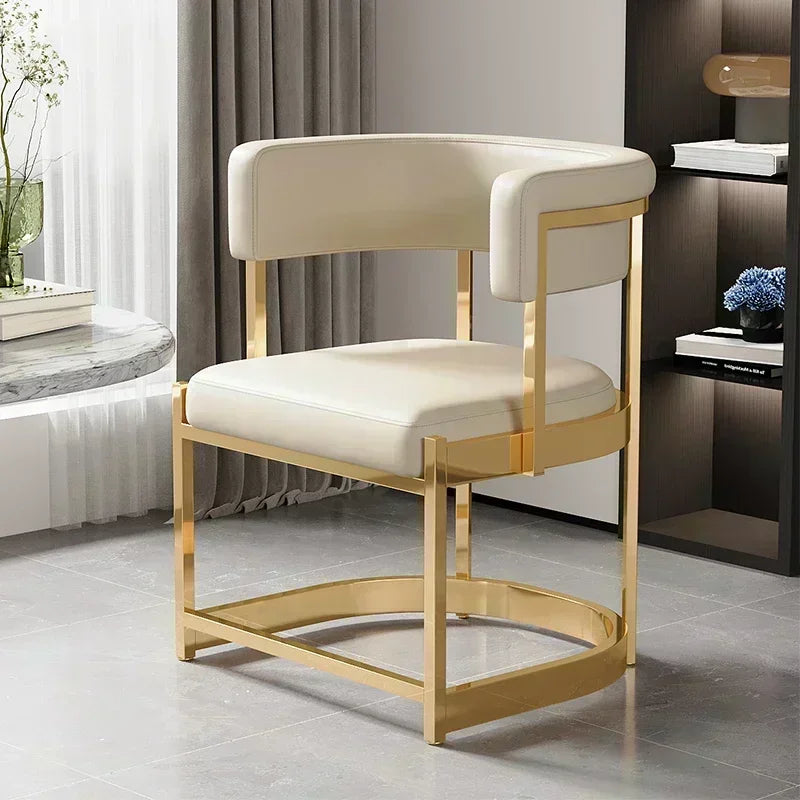 Contemporary Synthetic Leather Dining Chair – Perfect for Dining Rooms & Cafés