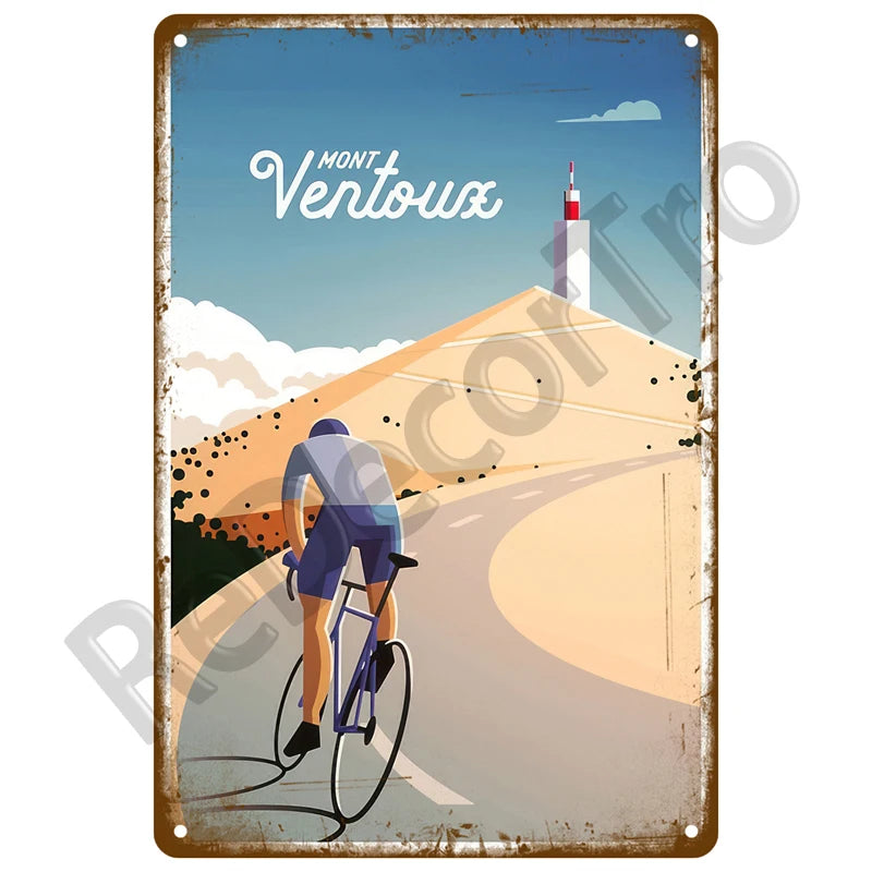 Seaside Memory Metal Sign – Vintage Wall Art