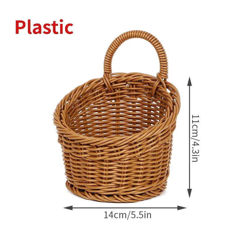 Decorative Wall-Hanging Kitchen Basket