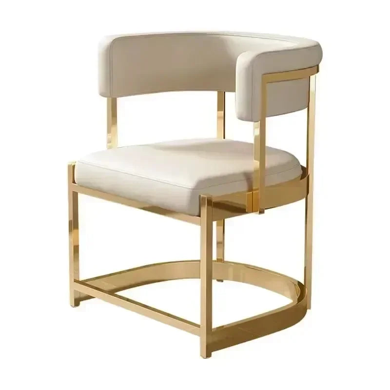 Contemporary Synthetic Leather Dining Chair – Perfect for Dining Rooms & Cafés