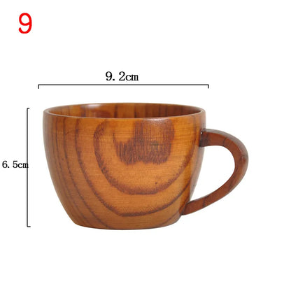 The Forest Sip: Handcrafted Natural Spruce Wood "Big Belly" Cup